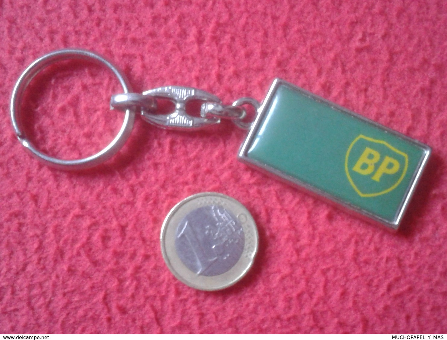 LLAVERO KEYRING KEYCHAIN PORTE-CLÉS BP GASOLINERA ? ESTACIÓN DE SERVICIO ? BRITISH PETROLEUM GASOLINE FUEL OIL DIESEL VE - Otros & Sin Clasificación