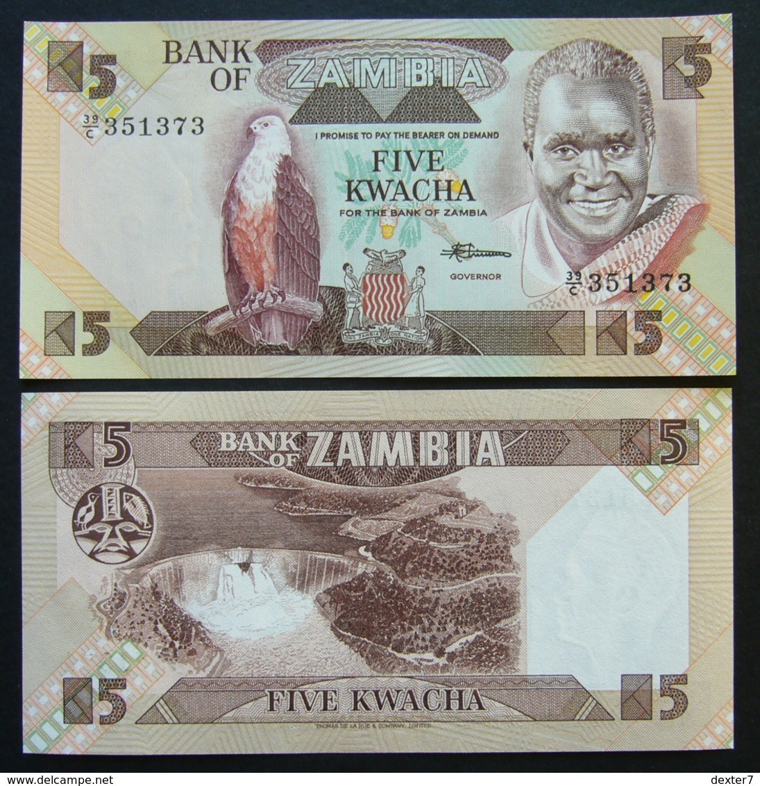 Zambia 5 Kwacha 1980-88 UNC FdS - Zambie