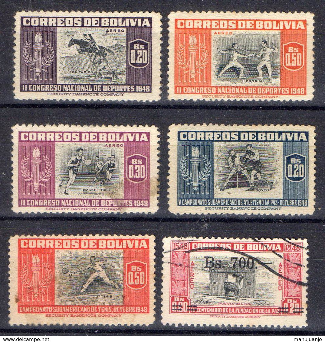 AMÉRIQUE LATINE ! Timbres Anciens Et AÉRIENS De BOLIVIE De 1948 ! NEUFS - Bolivia