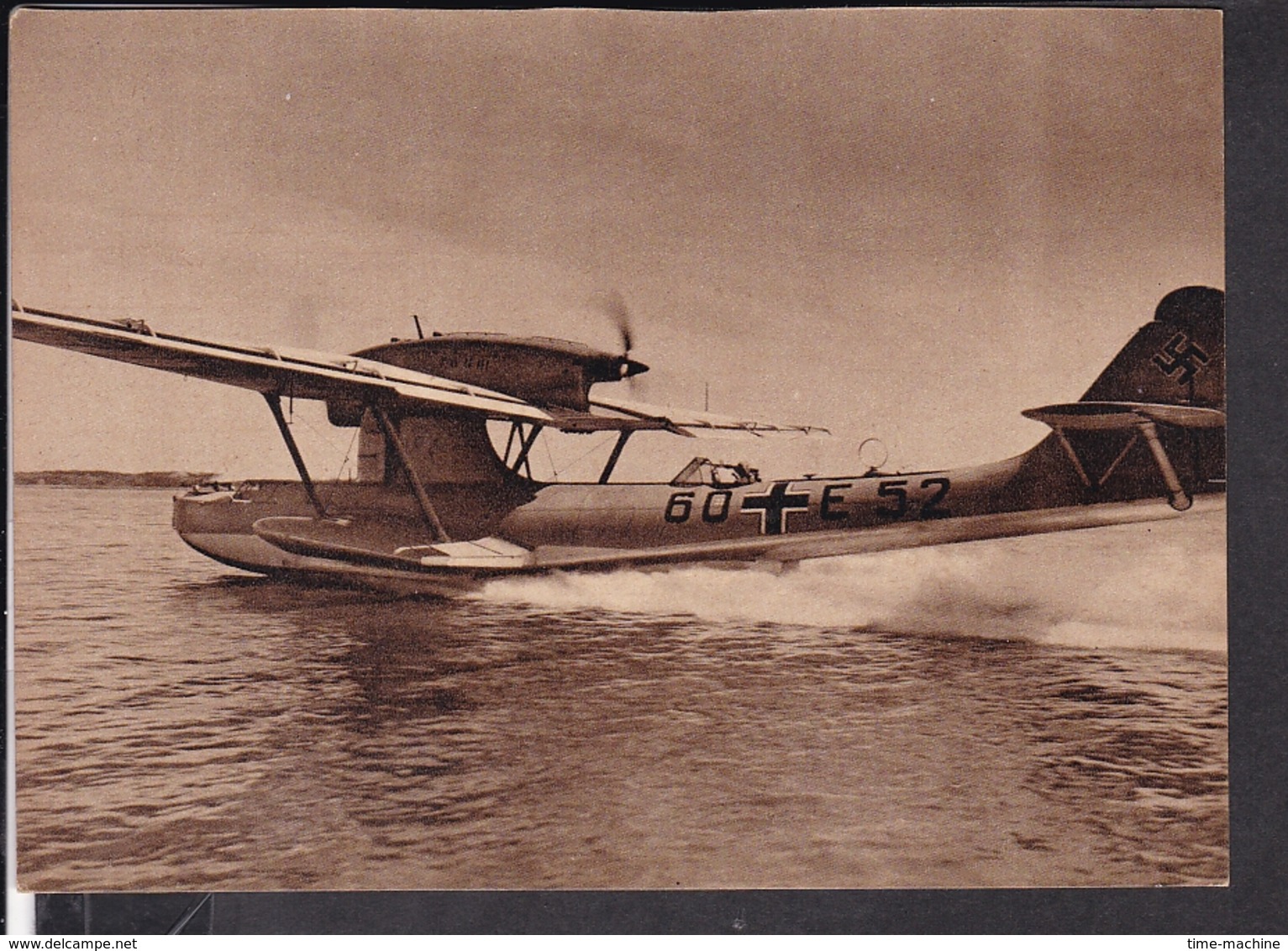 Postkarte Flugboot Do 18 , Luftwaffen - Illustrierte " Der Adler " - Briefe U. Dokumente