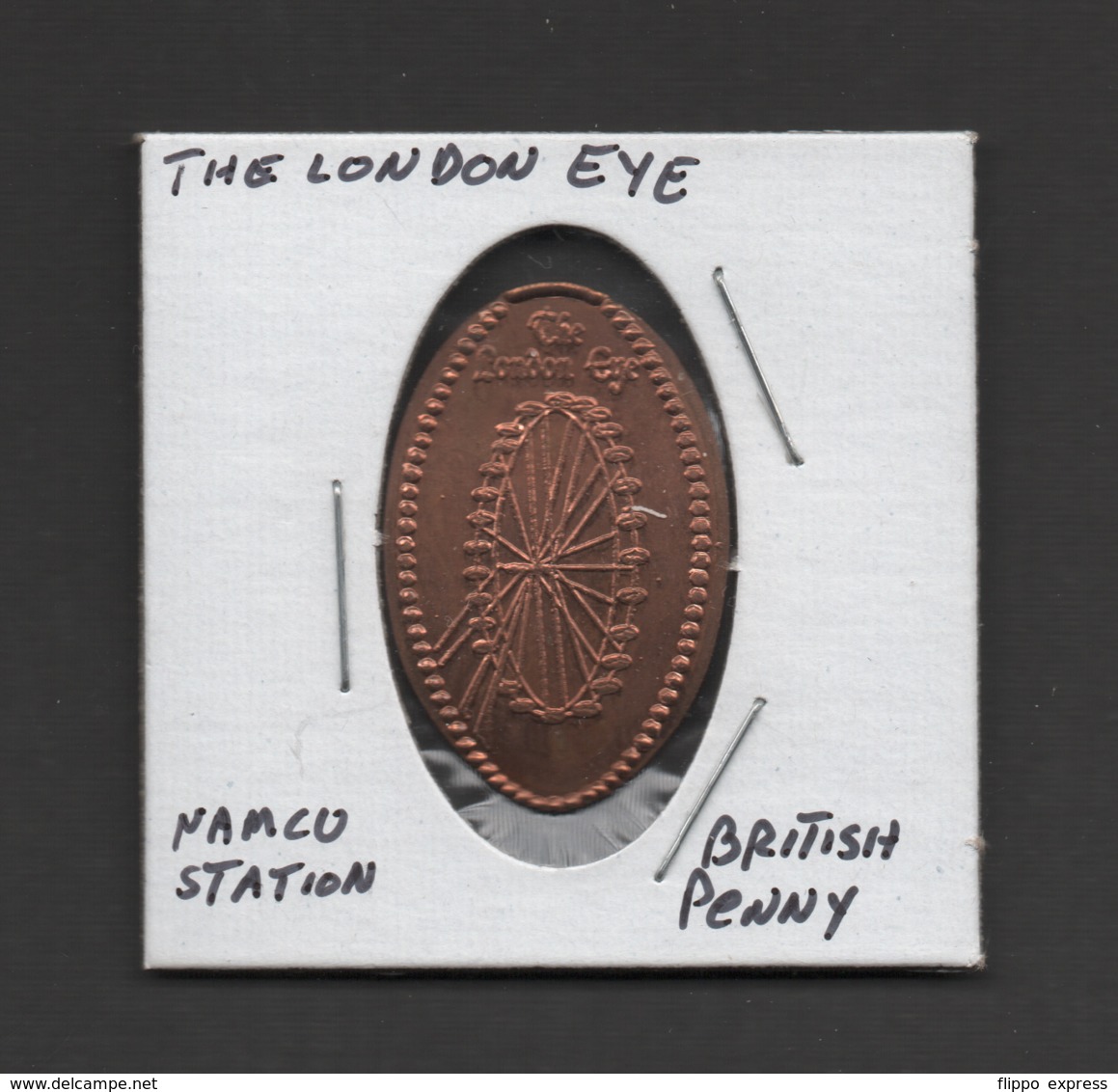 Pressed Penny, Elongated Coin, The London Eye, England - Souvenirmunten (elongated Coins)