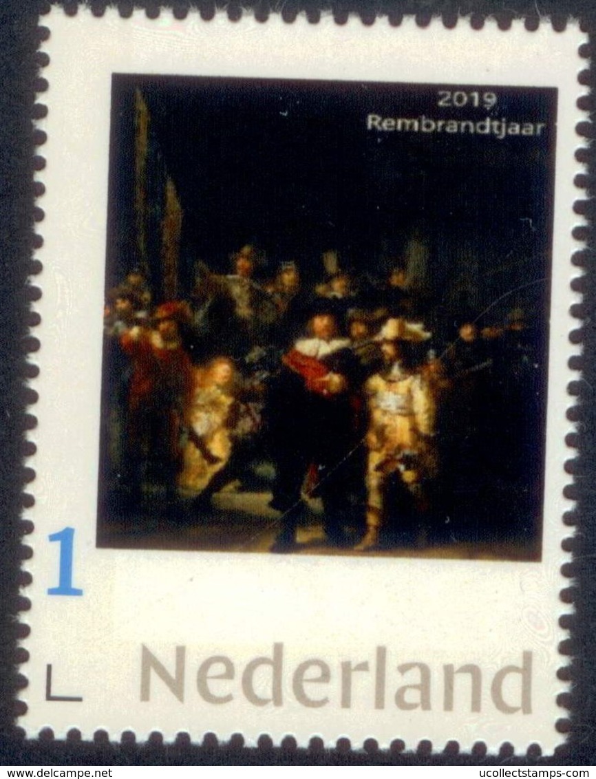 Nederland  2019 Rembrandtjaar   Painting Nachtwacht Nightwatch     Postfris/mnh/neuf - Unused Stamps