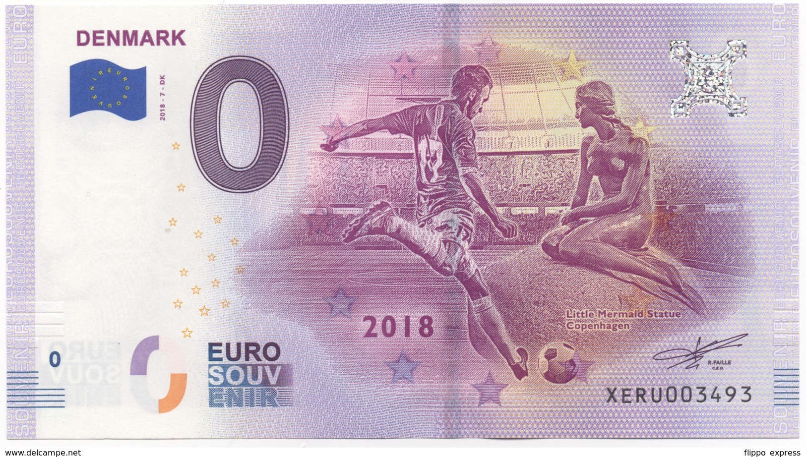 Denmark 0 Euro Souvenir Banknote - Denemarken