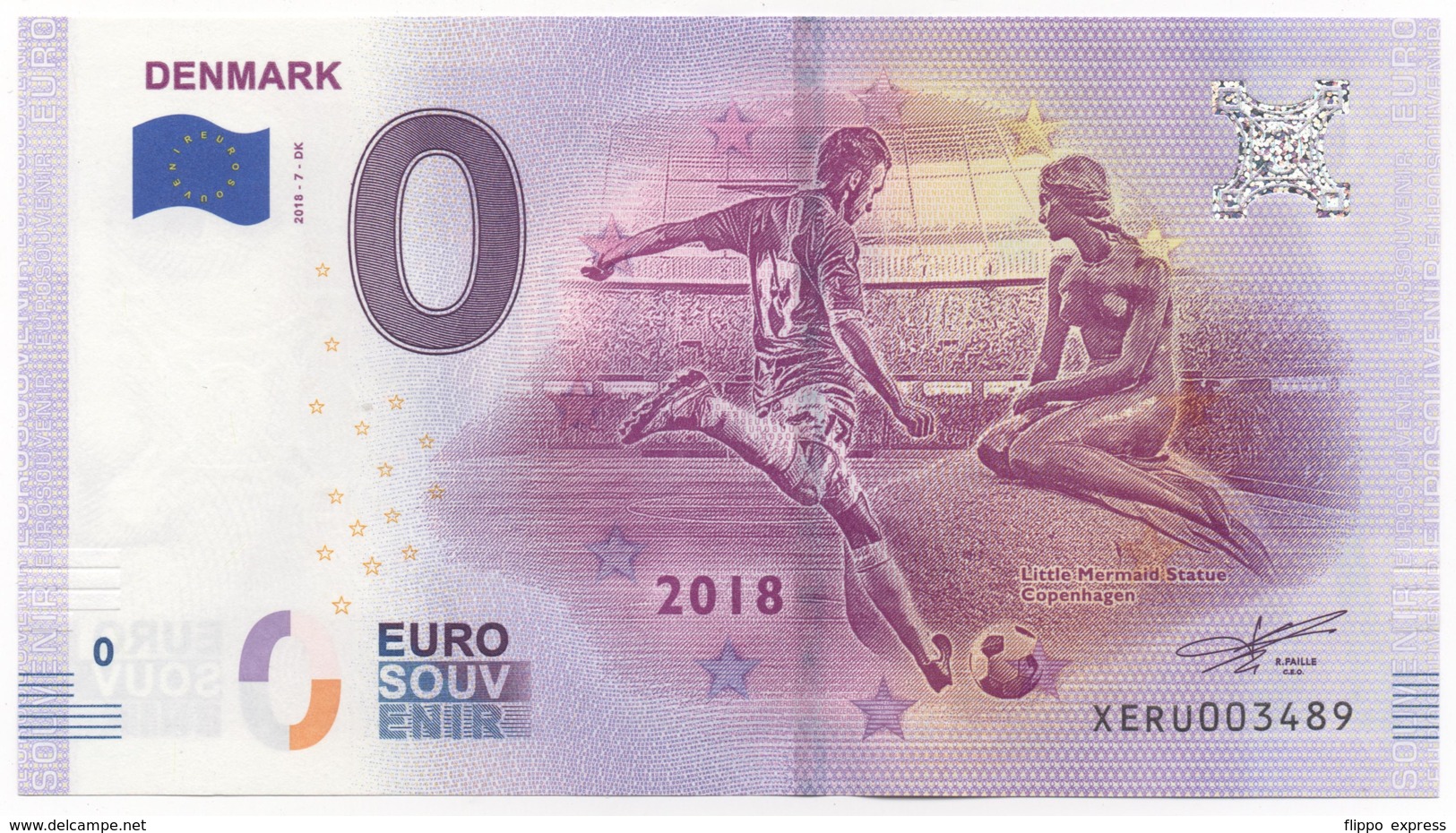 Denmark 0 Euro Souvenir Banknote - Denemarken