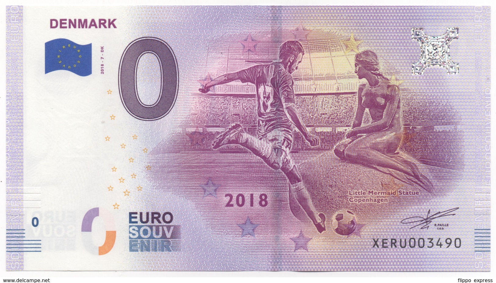 Denmark 0 Euro Souvenir Banknote - Dänemark