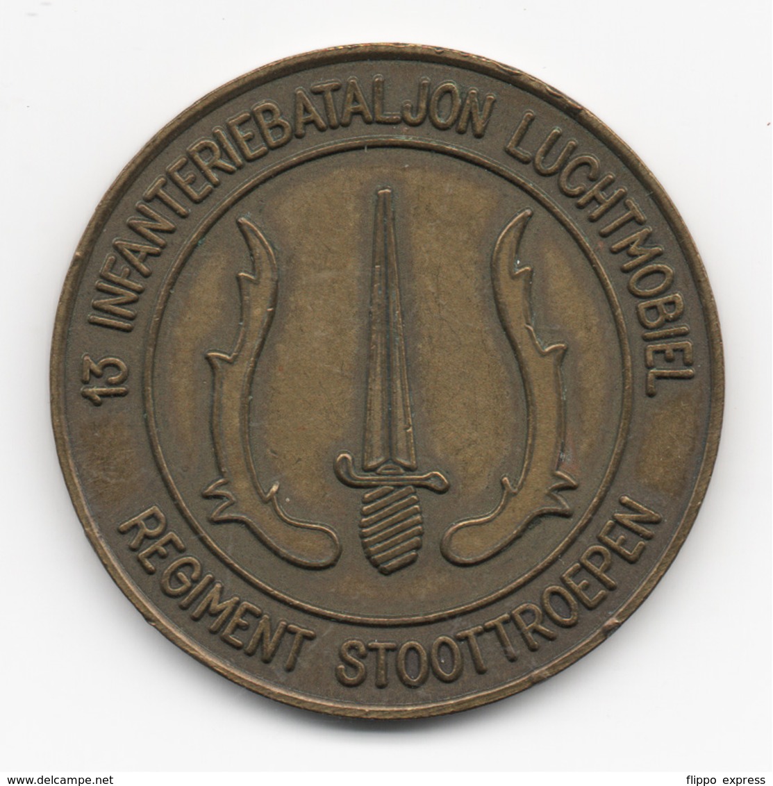 Netherlands: 11 Luchtmobiele Brigade. Military Coin, Medal - Andere & Zonder Classificatie