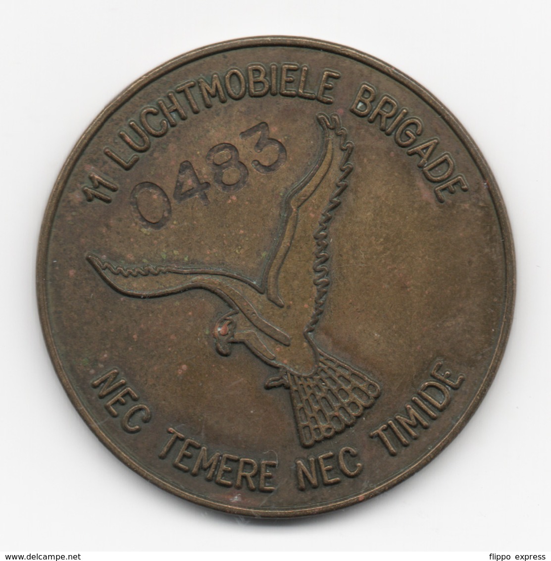 Netherlands: 11 Luchtmobiele Brigade. Military Coin, Medal - Andere & Zonder Classificatie