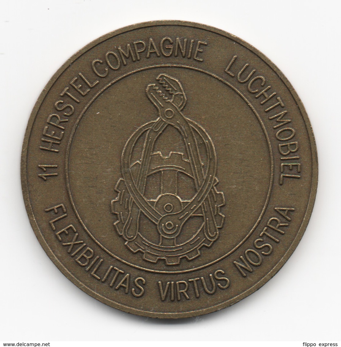 Netherlands: 11 Luchtmobiele Brigade. Military Coin, Medal - Andere & Zonder Classificatie