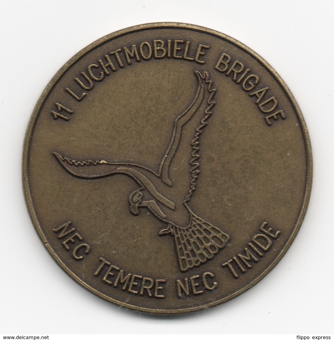 Netherlands: 11 Luchtmobiele Brigade. Military Coin, Medal - Andere & Zonder Classificatie