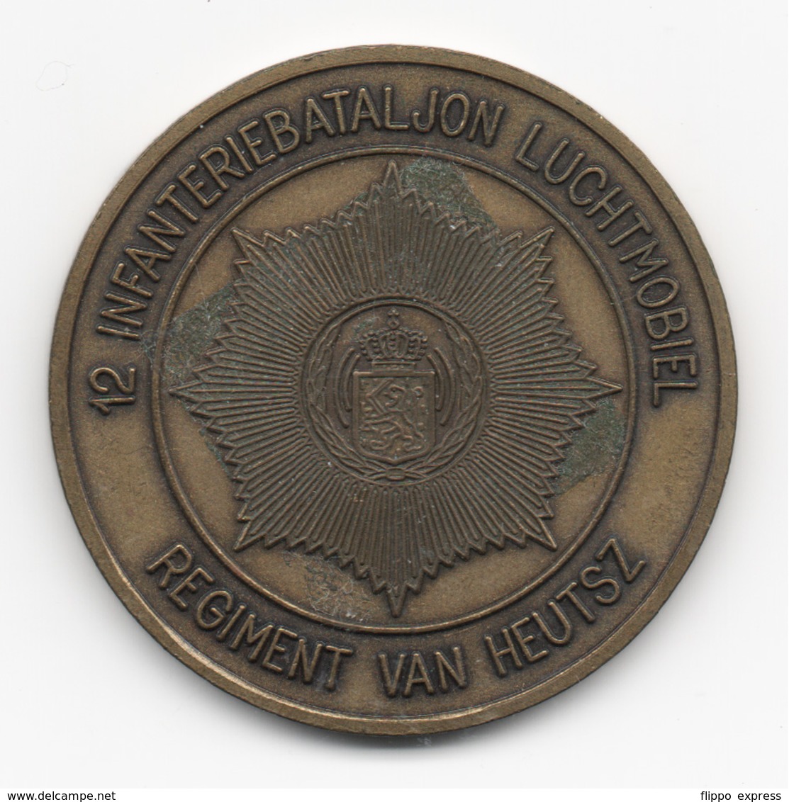 Netherlands: 1(NL) Mechbat SFOR 6. Military Coin, Medal - Andere & Zonder Classificatie