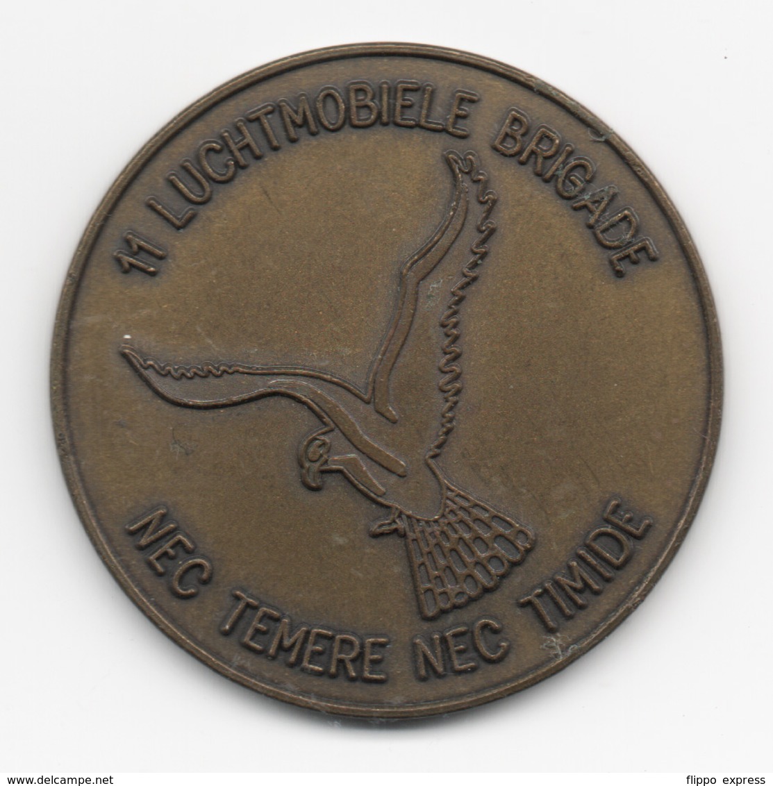 Netherlands: 11 Luchtmobiele Brigade. Military Coin, Medal - Andere & Zonder Classificatie