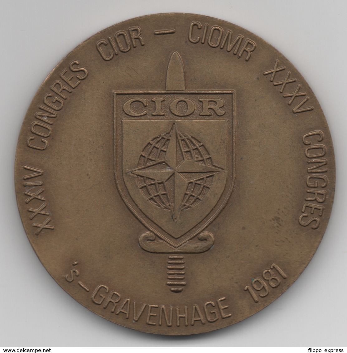 Netherlands: Koninklijke Vereniging Van Reserve-Officieren. Military Coin, Medal - Andere & Zonder Classificatie