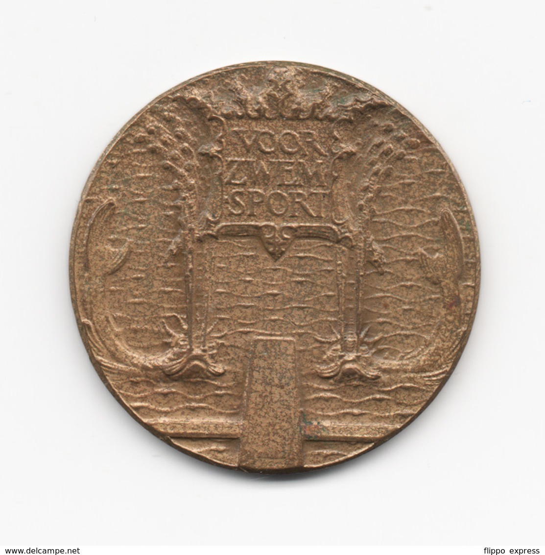 Netherlands: Voor Zwemsport. Military Coin, Medal - Andere & Zonder Classificatie