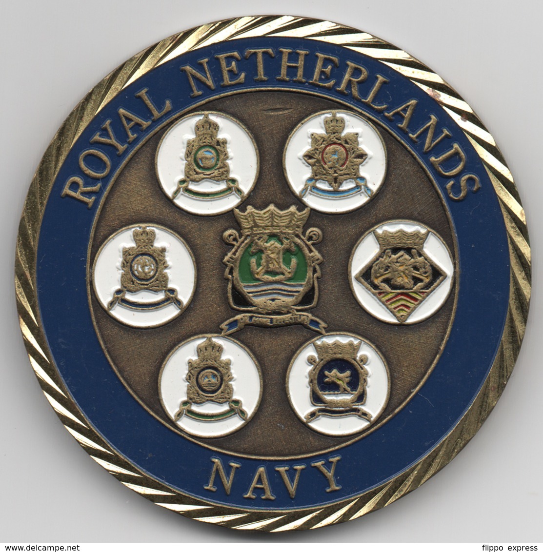 Netherlands: Royal Netherlands Navy. Military Coin, Medal - Andere & Zonder Classificatie