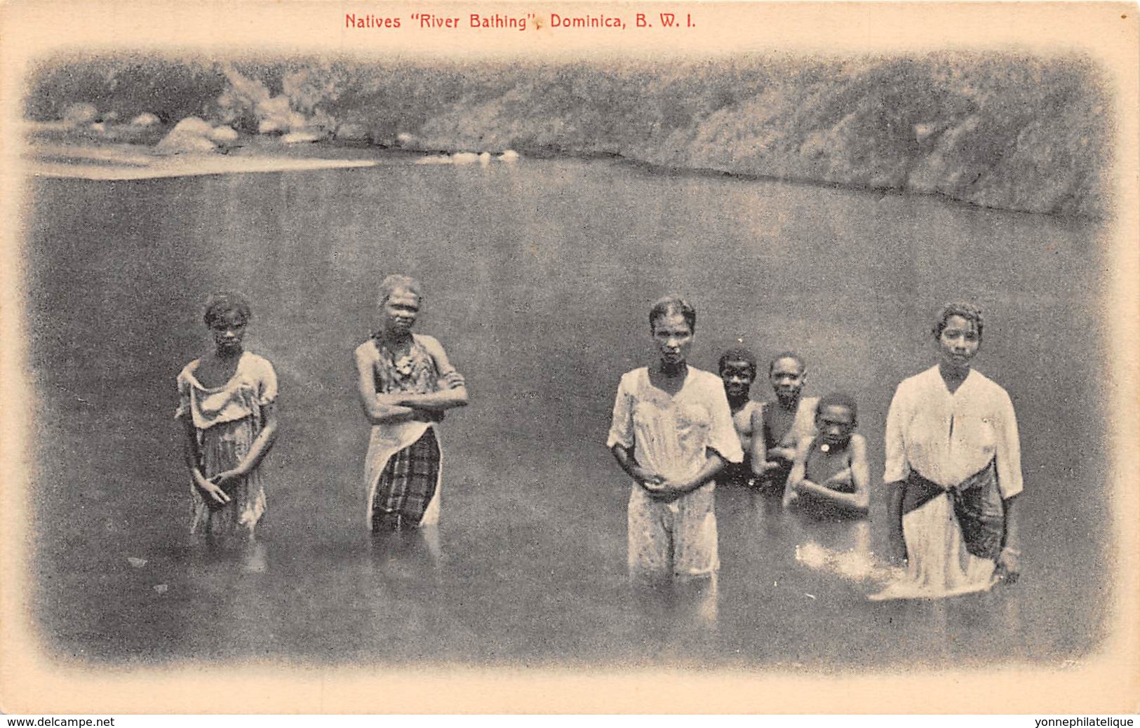 Dominique / 13 - Natives River Bathing - Dominique