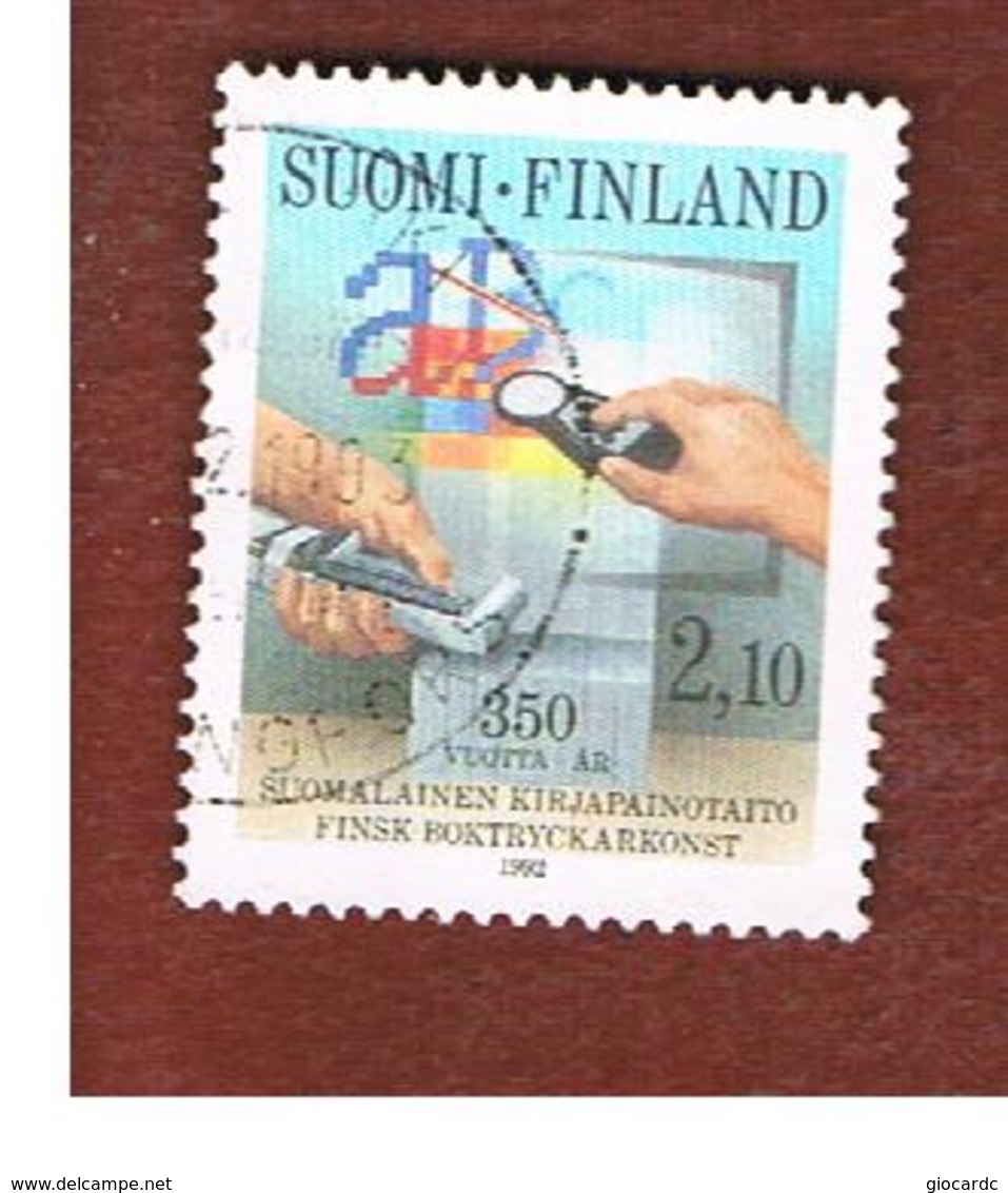 FINLANDIA (FINLAND) -  SG  1304  -    1992   350^ ANNIVERSARY OF PRINTING IN FINLAND  -     USED ° - Usados