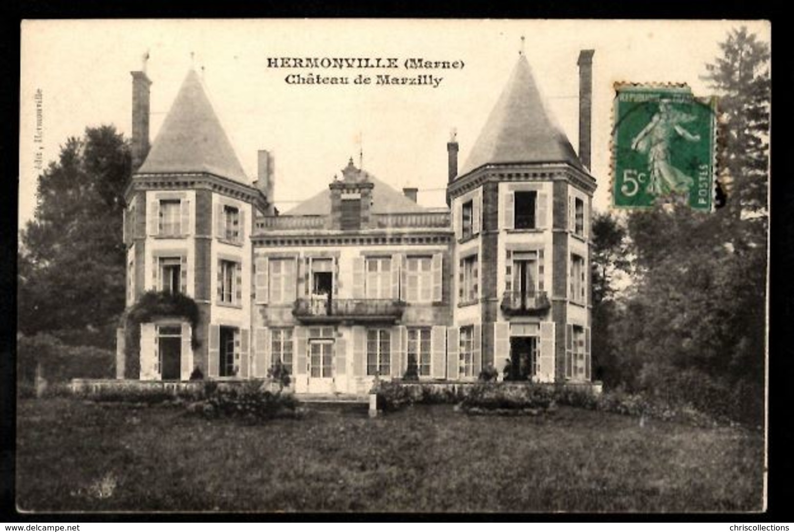 51 HERMONVILLE (Marne) - Château De Marzilly - Otros & Sin Clasificación