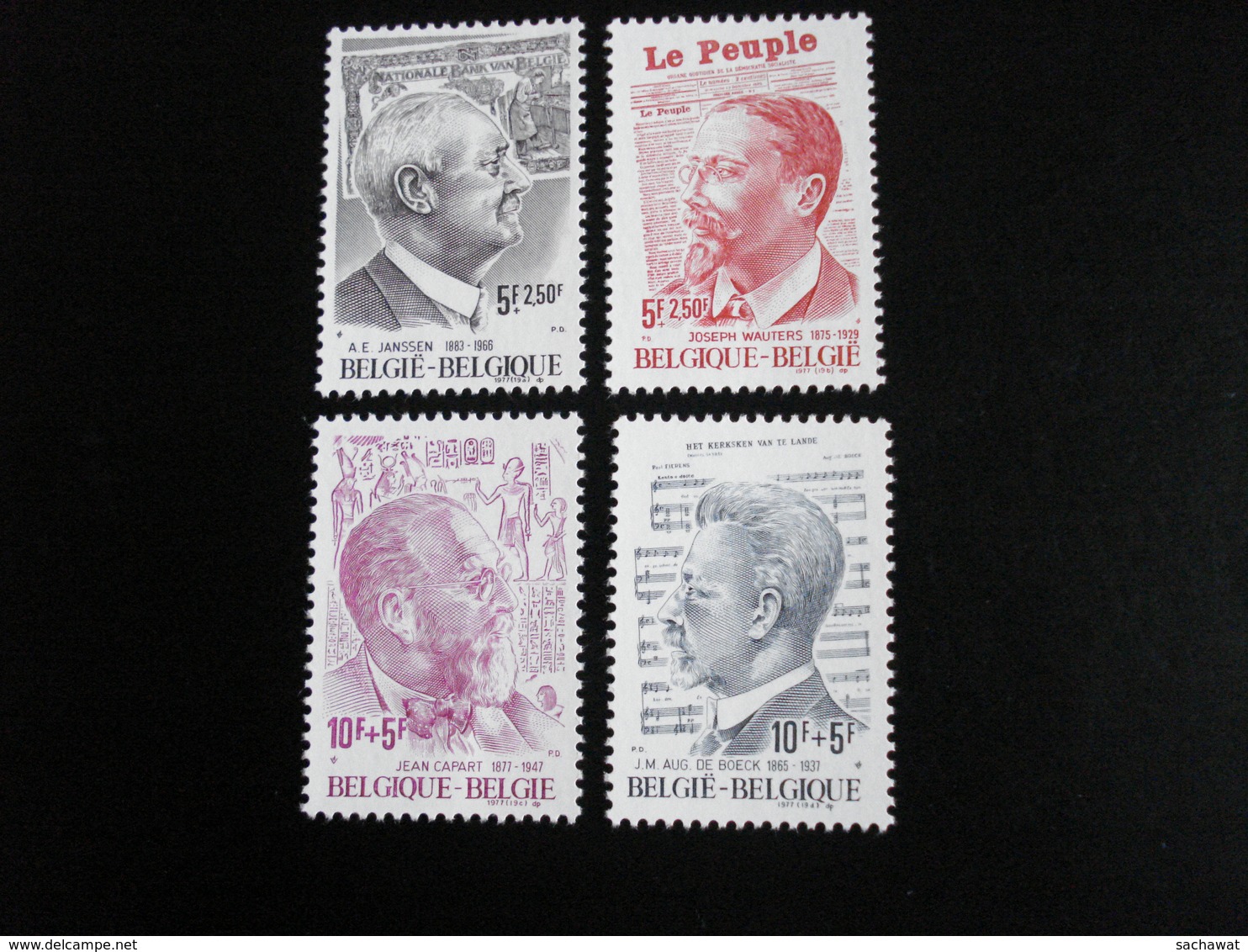 Belgique - Année 1977 - Anniversaires - Y.T. 1872/1875 - Neuf (**) Mint (MNH) - Unused Stamps