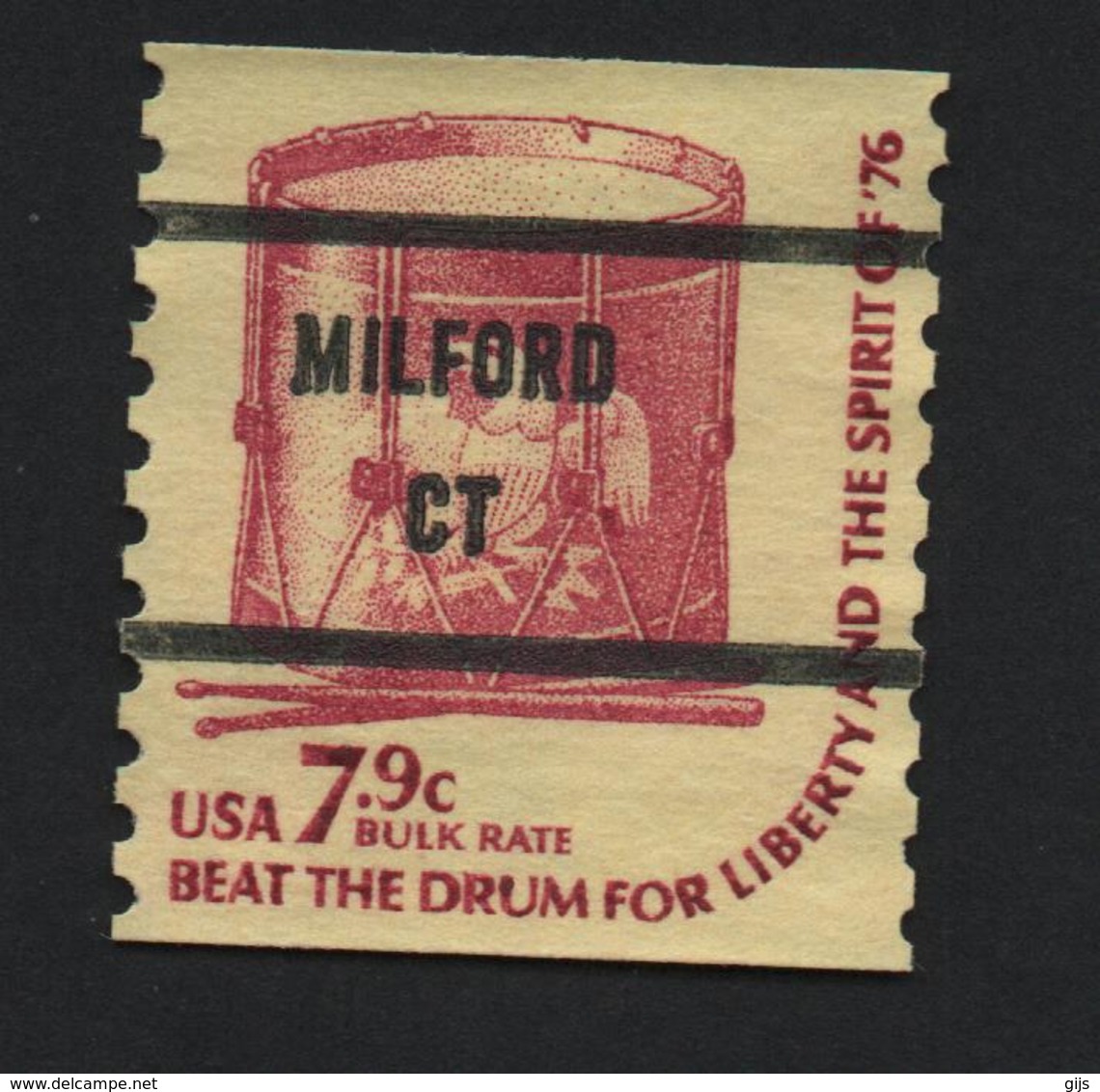 USA 1243 SCOTT 1615 MILFORD CT - Precancels