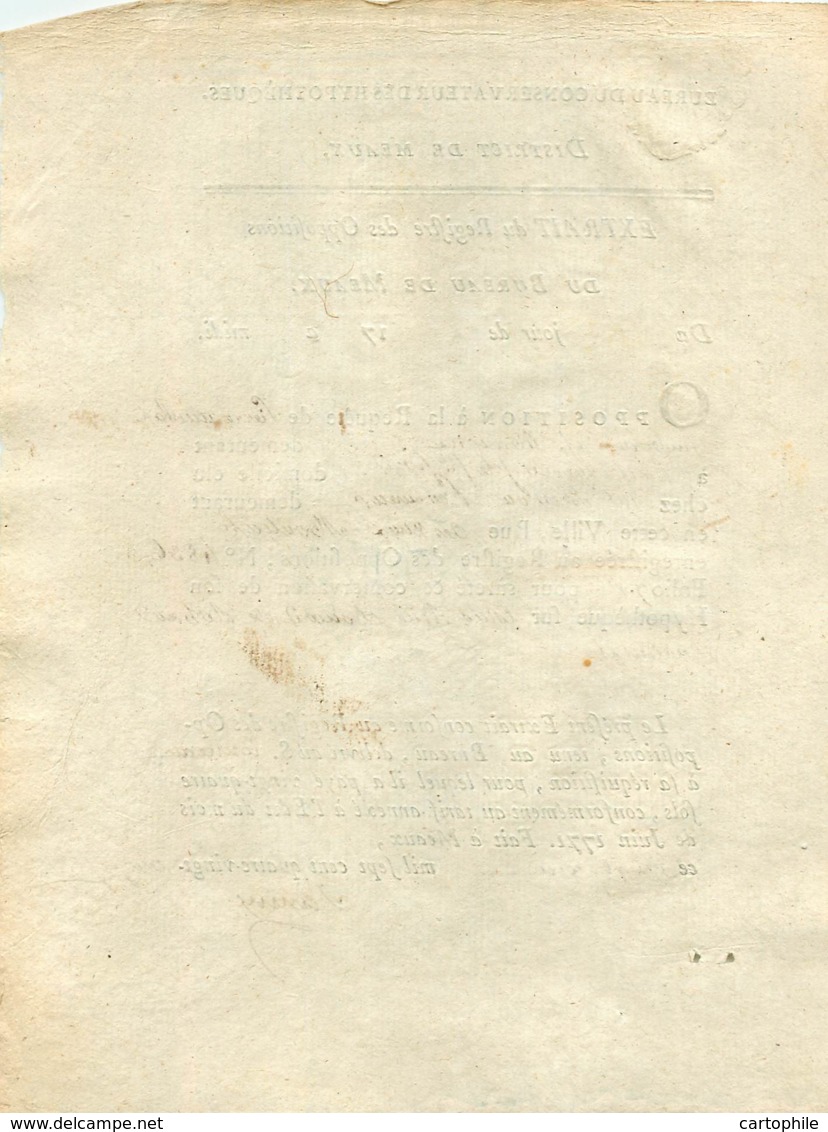 Acte De 1791 Opposition De Pierre Imbert De Saint Maurice De Paris Contre Le Prince Louis René Edouard De Rohan Cardinal - Manuscrits