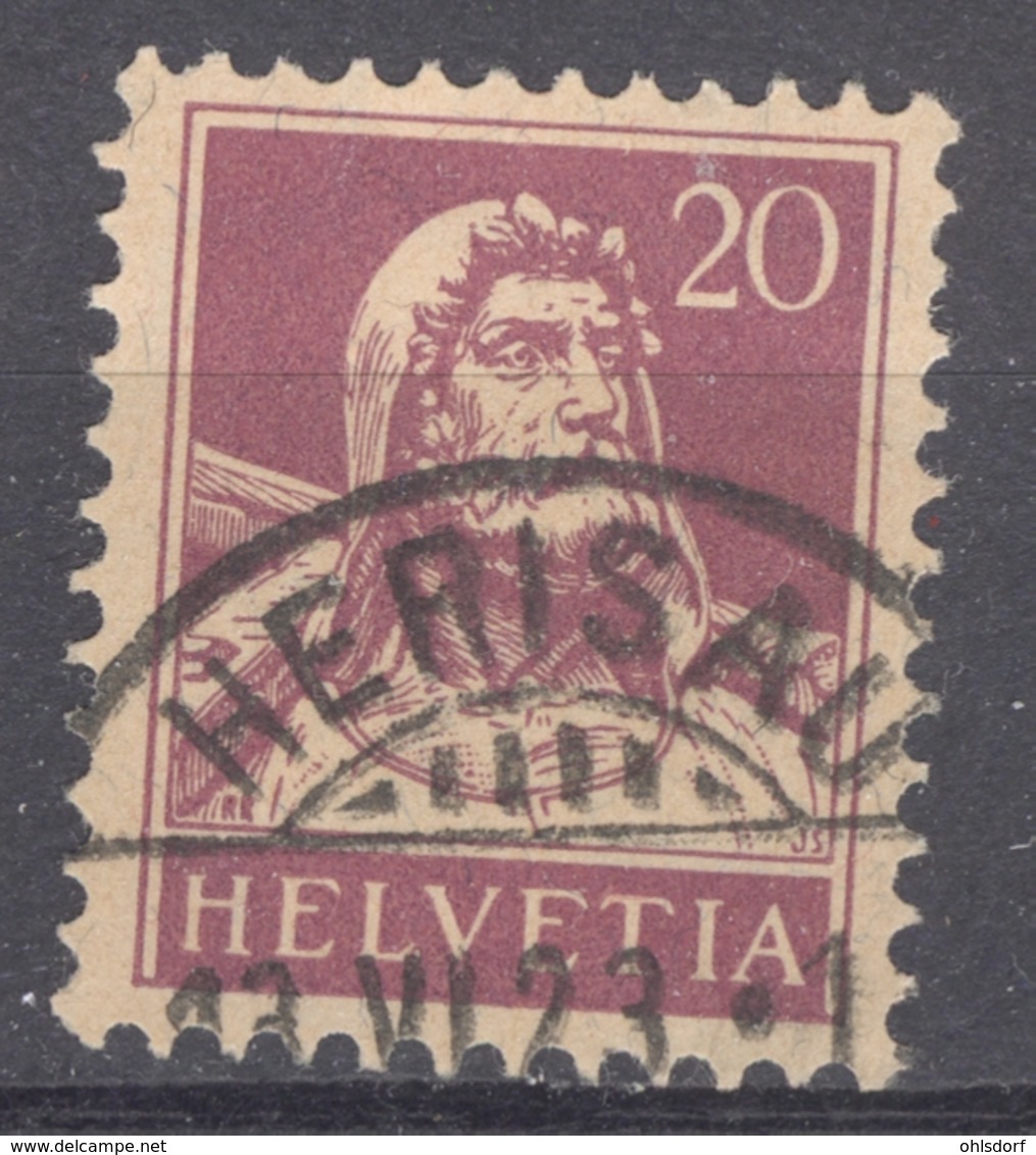 HELVETIA 1921-34: Mi 162 / YT 165, O - FREE SHIPPING ABOVE 10 EURO - Used Stamps
