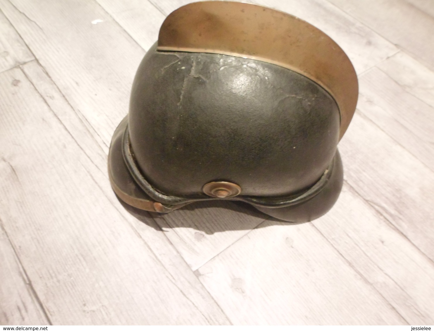 CASQUE POMPIER ALLEMAND ANNEES 1900 - Pompiers