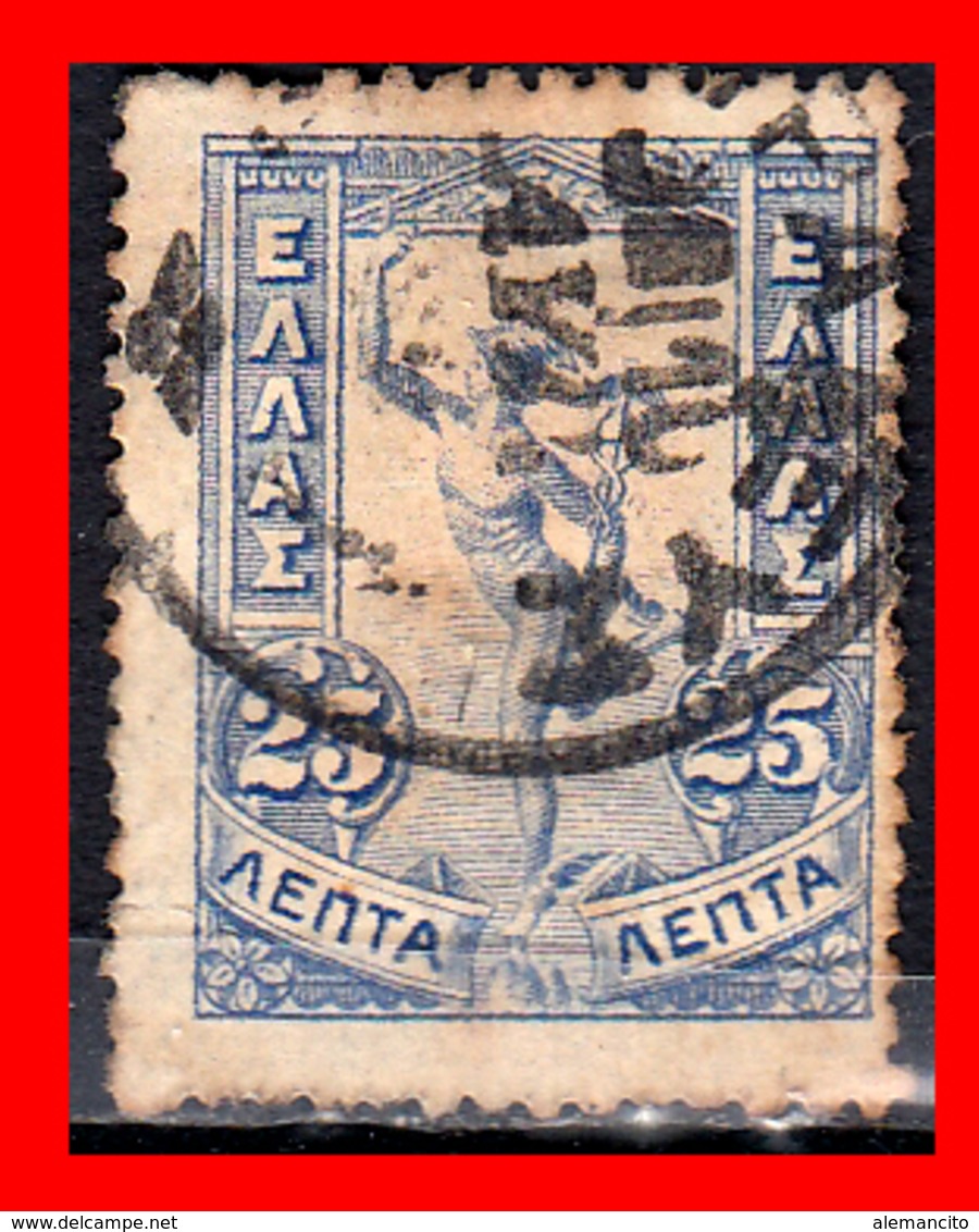 GRECIA – GREECE   SELLO  AÑO 1901 Giovanni Da Bologna’s Hermes - Gebruikt