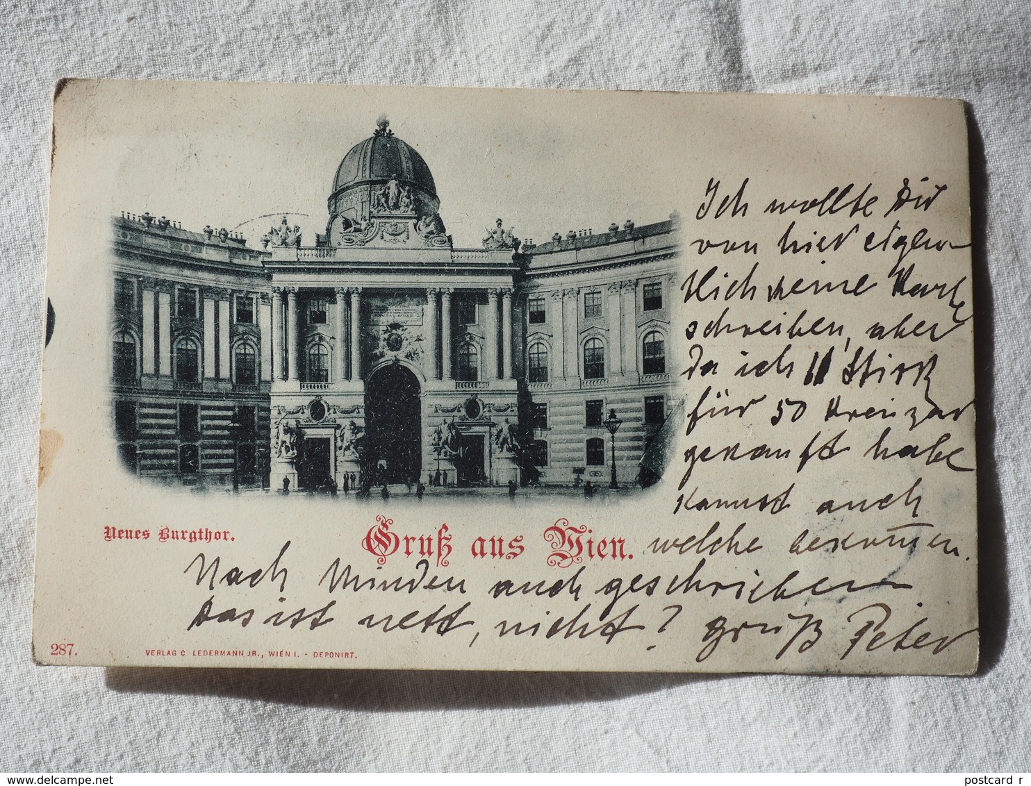 Austria; Vienna Wien Michaeler Burgthor Stamp1898   A 185 - Vienna Center