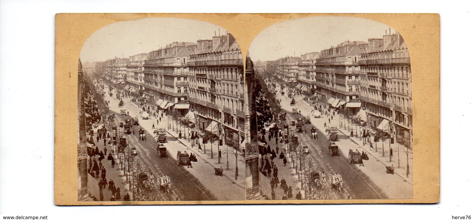 Photo Stéréoscopique - PARIS - Boulevard De Strasbourg - Photos Stéréoscopiques