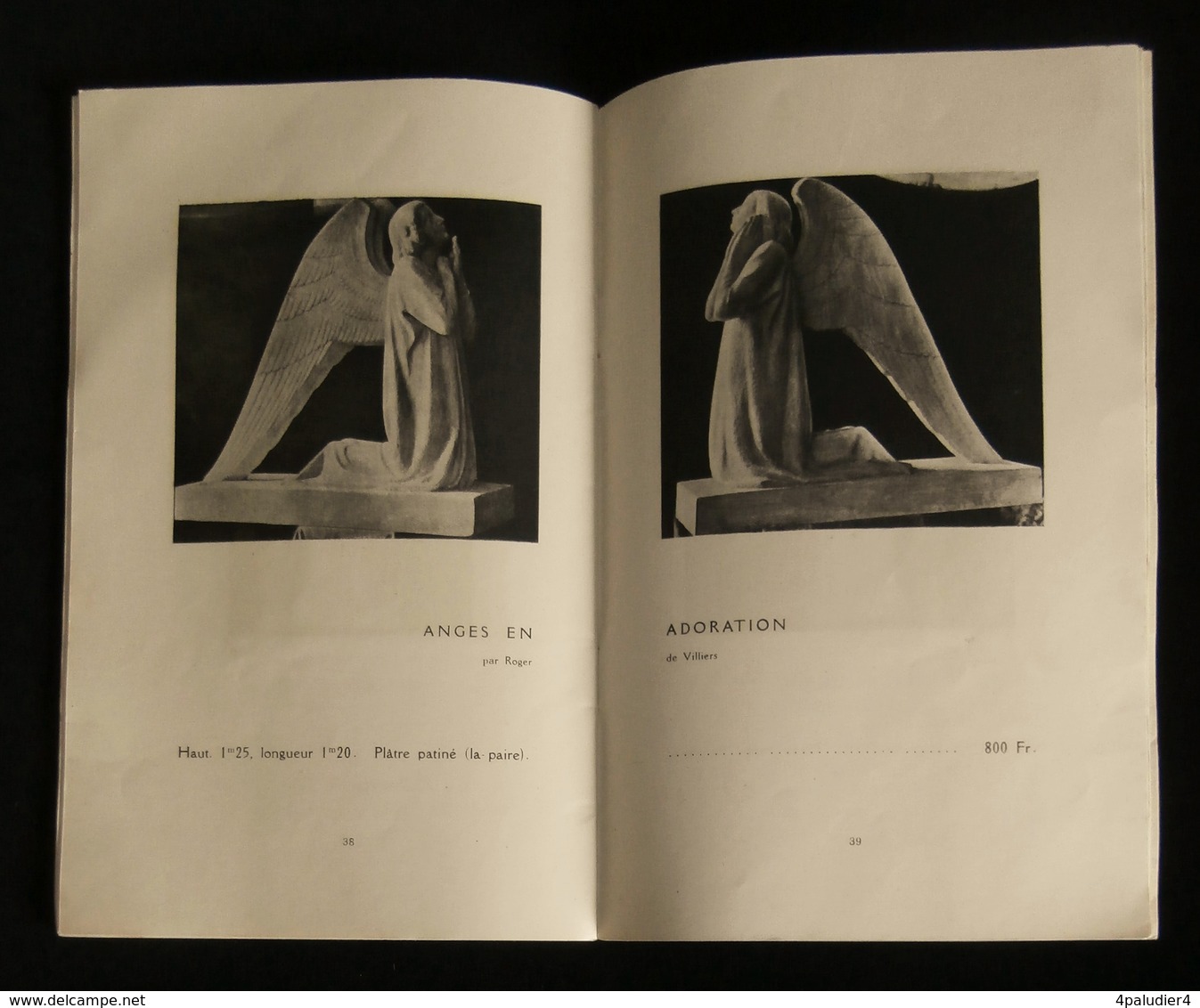 Catalogue SCULPTURES RELIGIEUSES ANCIENNES ET MODERNE L'ART CATHOLIQUE à PARIS 1924 - Religion