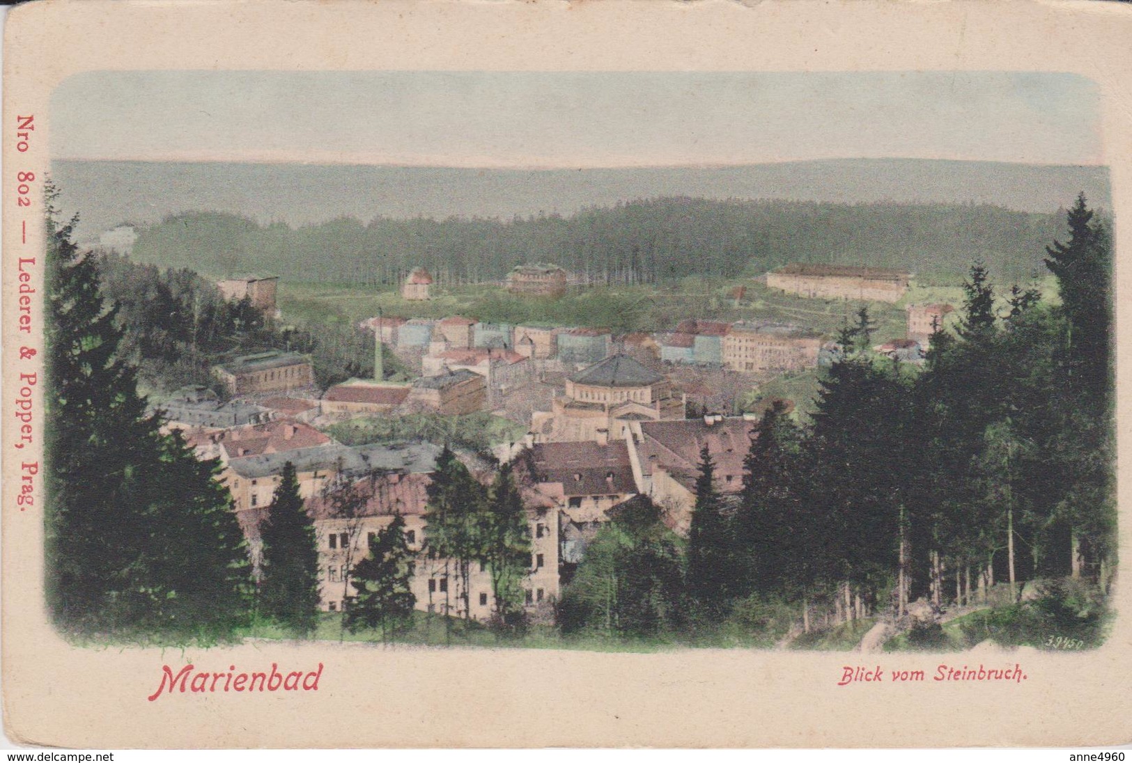 MARIENBAD  BLICK VOM STEINBRUCH - Guenzburg