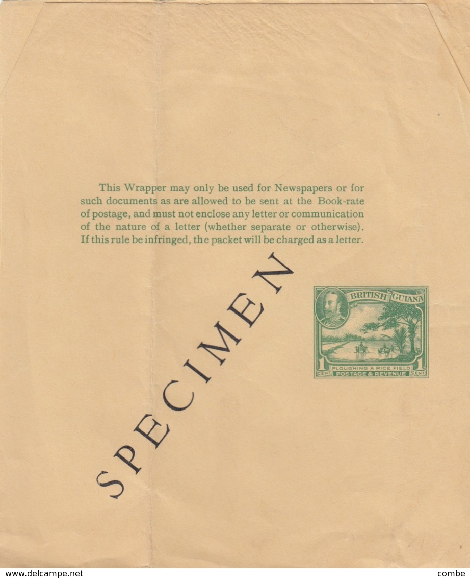 STATIONERY, ENTIER, GUIANA SPECIMEN - Other & Unclassified