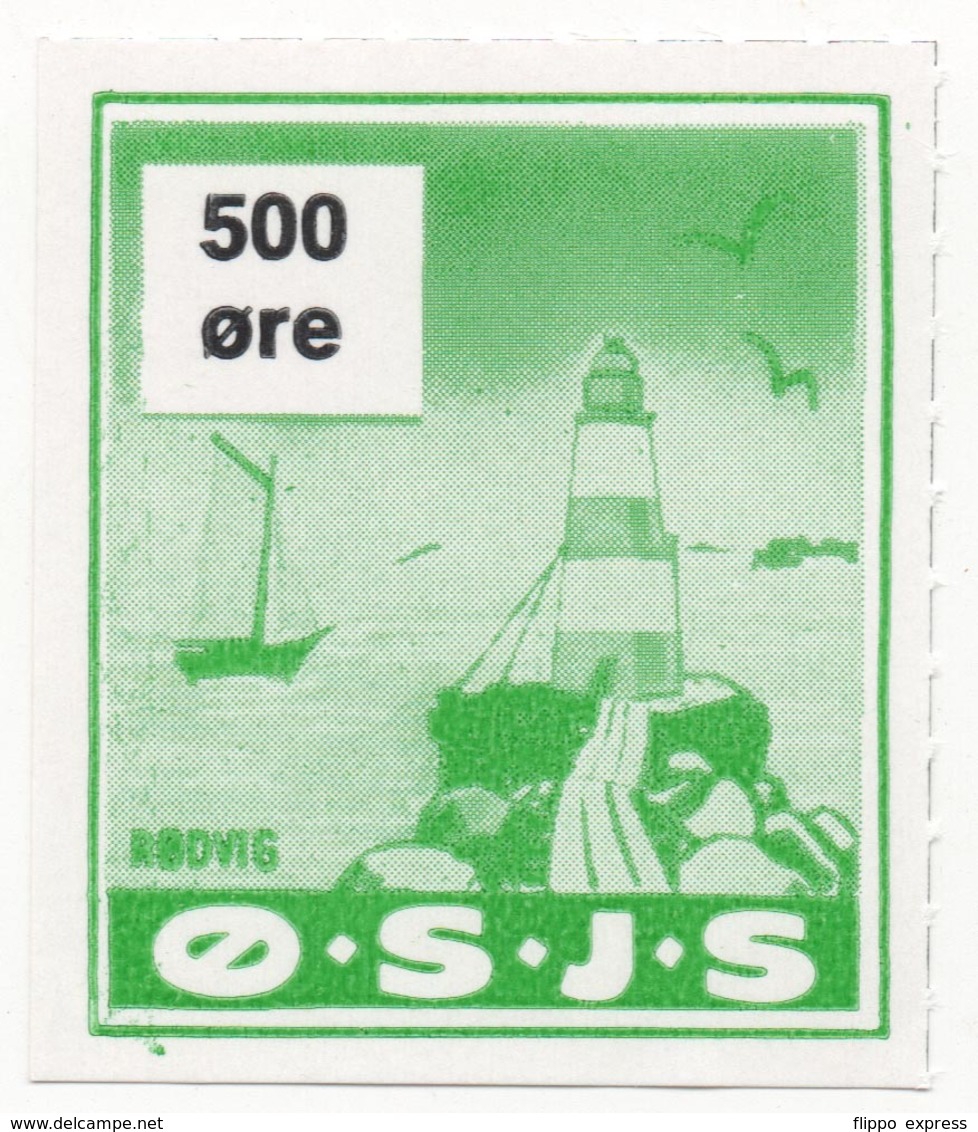 Denmark, O.S.J.S. Railway Parcel Stamp, 500 Ore - Autres & Non Classés