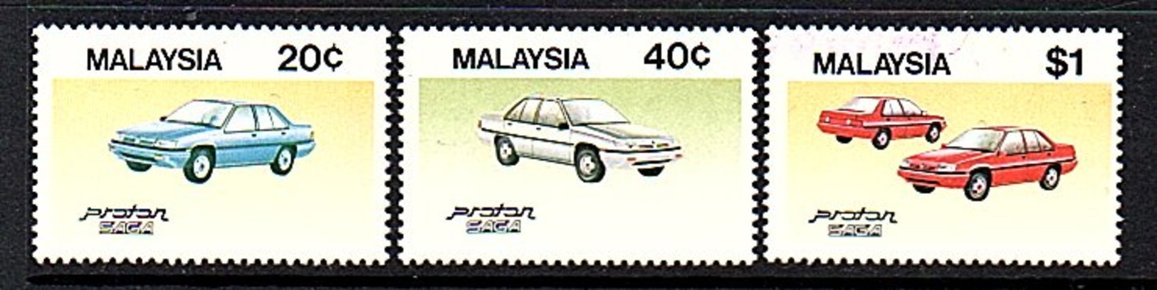 1985 Complete Set Cars MNH (160) - Maleisië (1964-...)