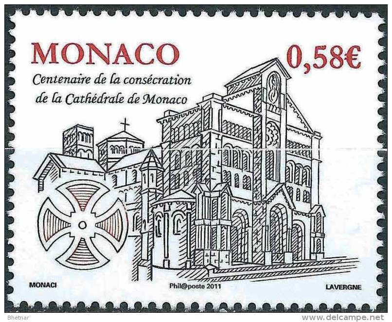 Monaco YT 2776 " La Cathédrale" 2011 Neuf** - Ungebraucht