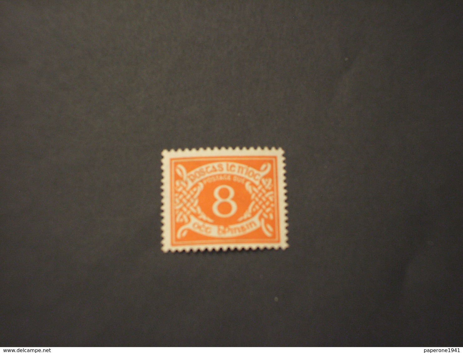 IRLANDA - TASSE - 1960/9 CIFRA 8 P. - NUOVO(++) - Portomarken
