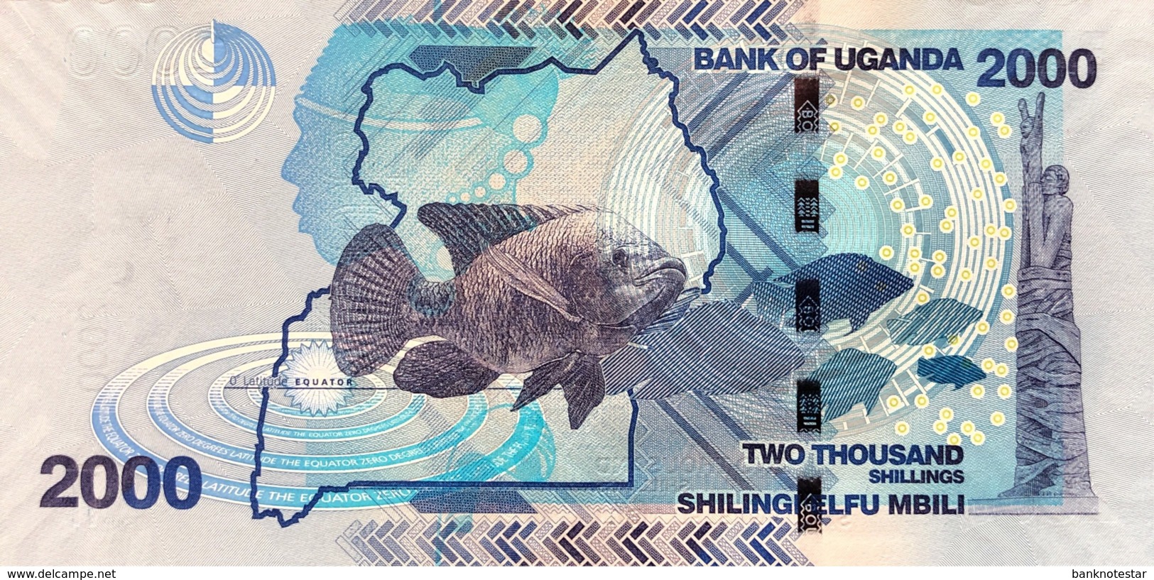 Uganda 2.000 Shillings, P-50a (2010) - UNC - Uganda