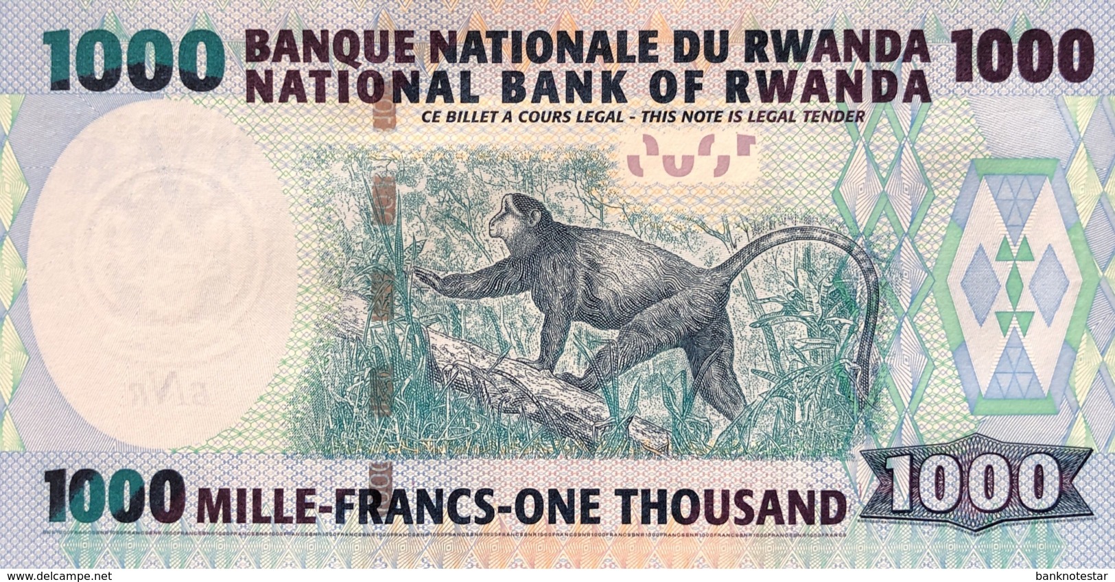 Rwanda 1.000 Francs, P-31 (1.7.2004) - UNC - Ruanda