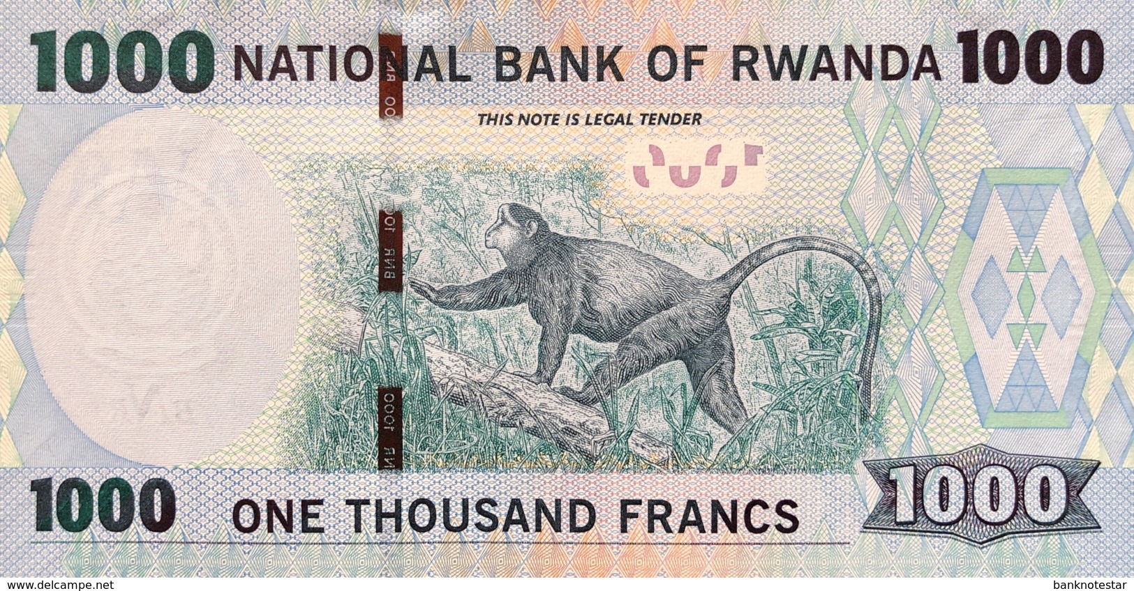 Rwanda 1.000 Francs, P-39 (1.5.2015) - UNC - Rwanda