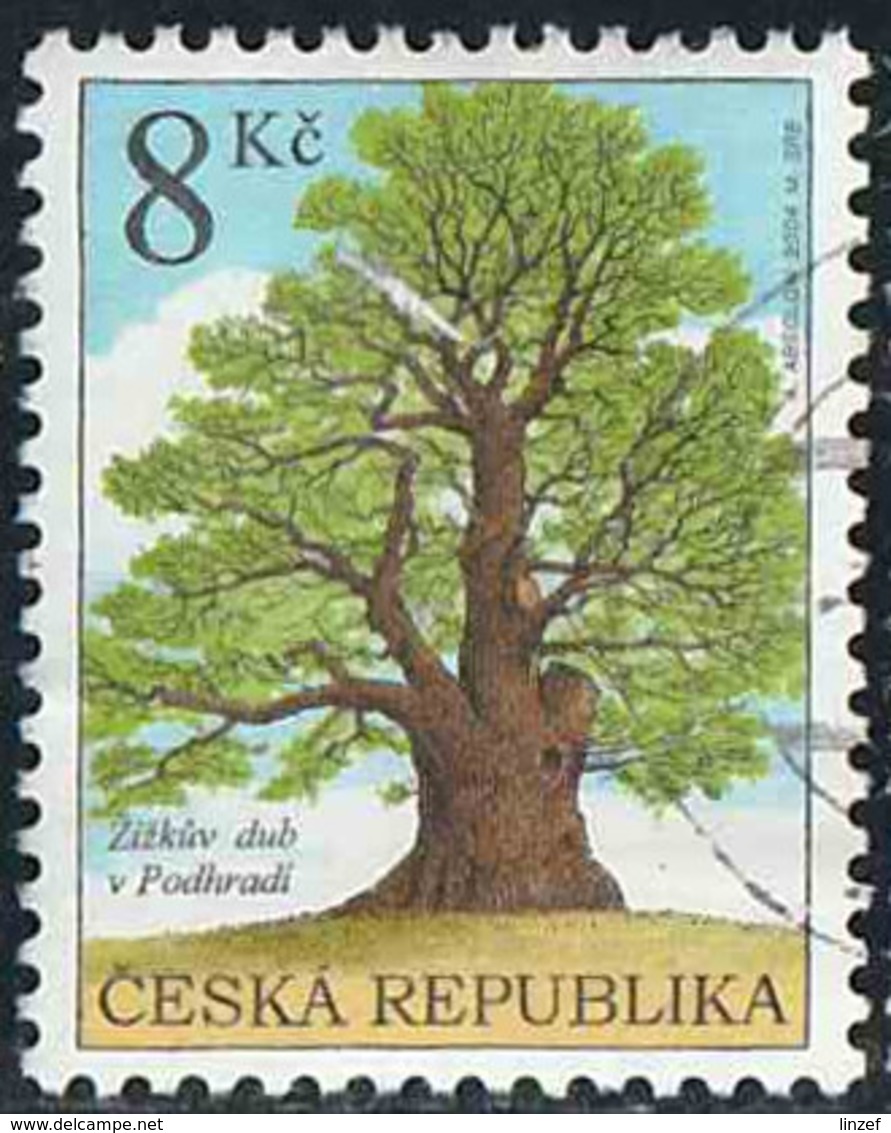 Tchéquie 2004 Yv. N°378 - Chêne De Ziska à Podhradi - Oblitéré - Used Stamps