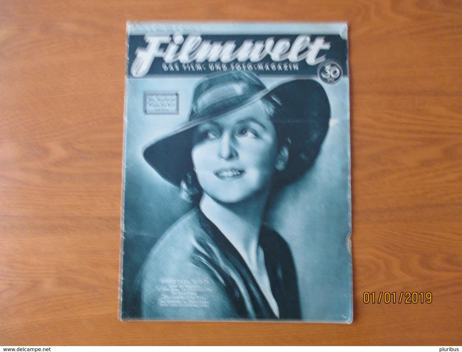 FILMWELT 1936 11 , D. WIECK , B. GIGLI , B. HORNEY , R. TAYLOR , E. POWELL And Others, O - Películas & TV