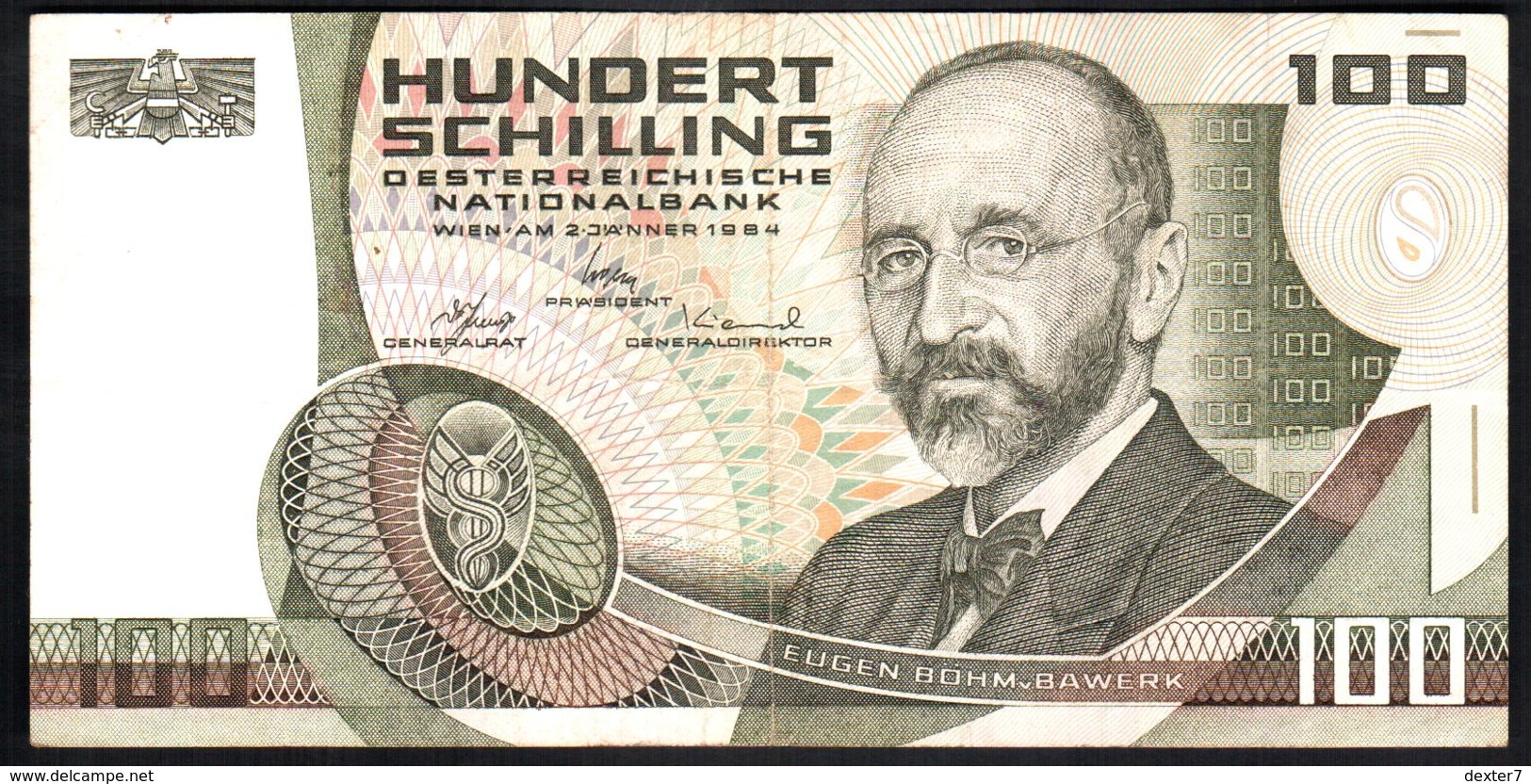 Austria 100 Shillings 1986 Schilling Osterreich Scellini - Poco Circolata - Austria