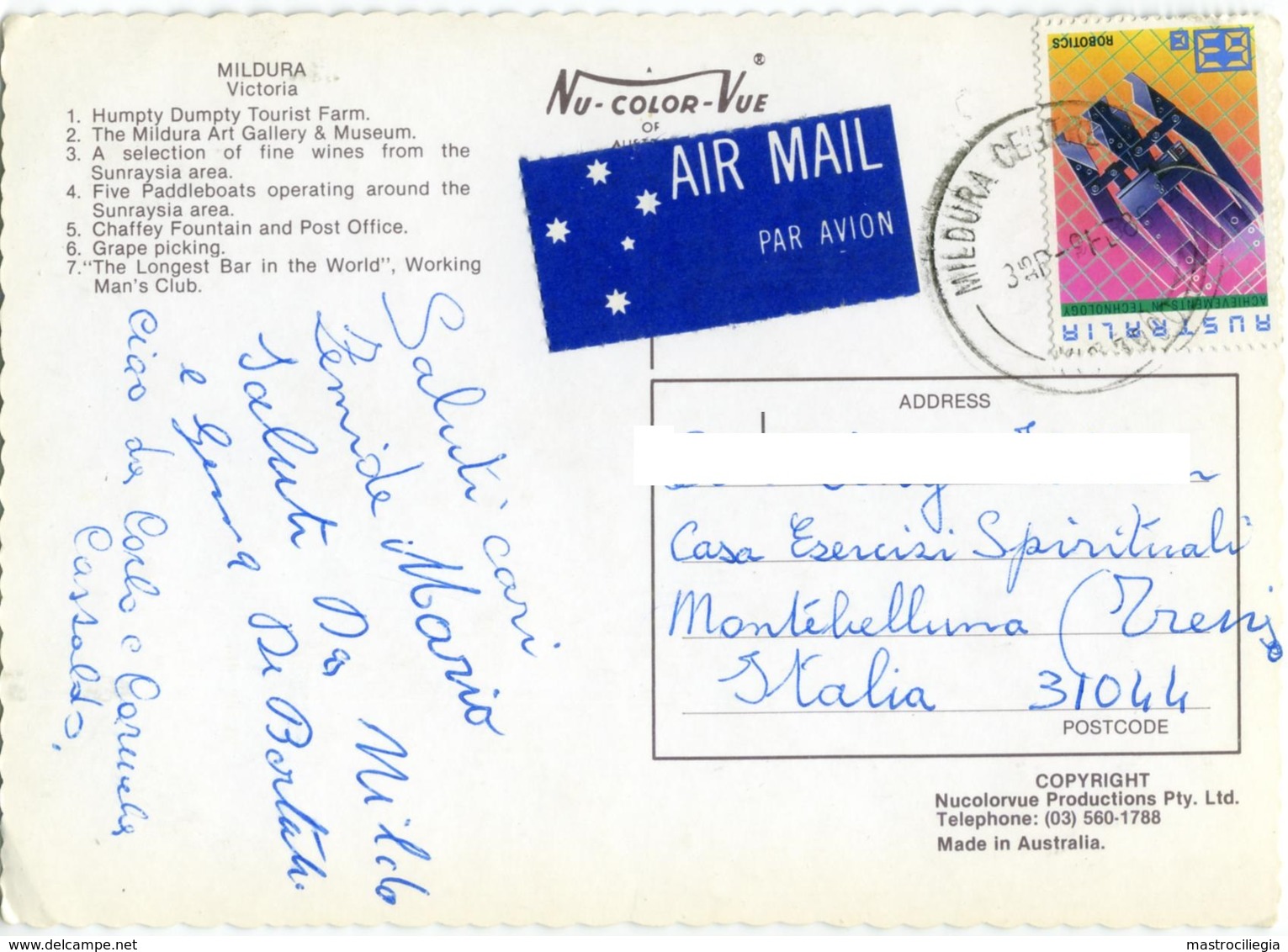 AUSTRALIA  MILDURA  Multiview  Nice Stamp - Mildura