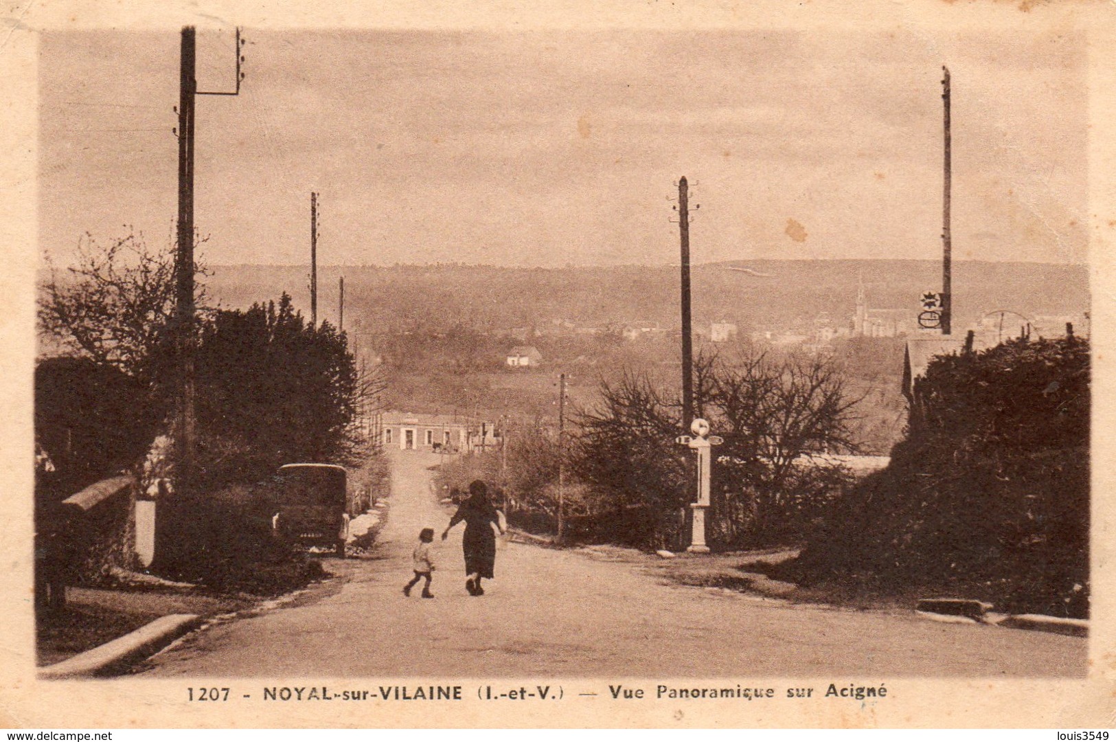 Noyal - Sur  Vilaine -    Vue  Panoramique  Sur  Acigné. - Autres & Non Classés