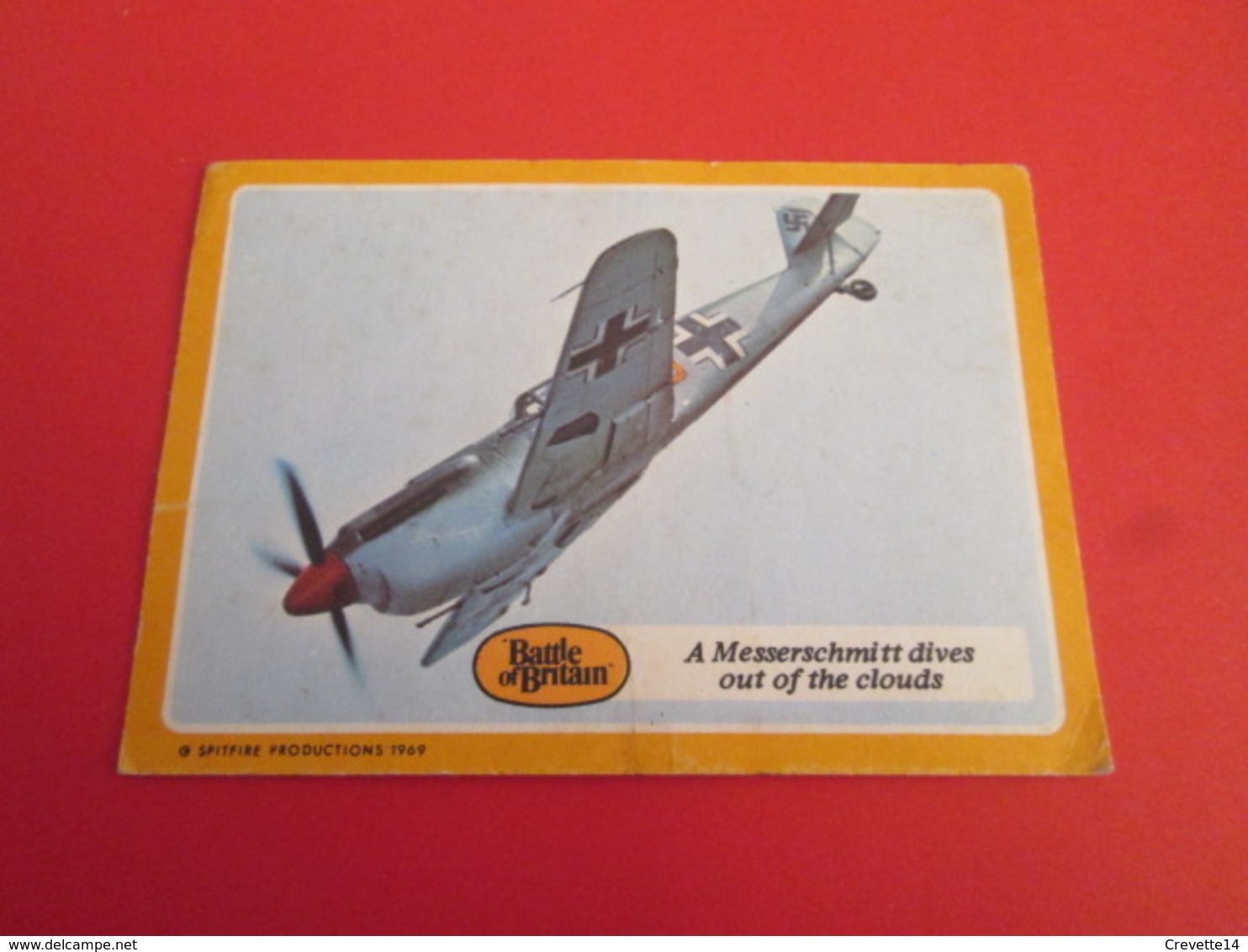 176-200 : N°22  TRADING CARD De 1964 !!! FILM BATTLE OF BRITAIN Publié Par CHEWING GUMS A&BC - X-Files