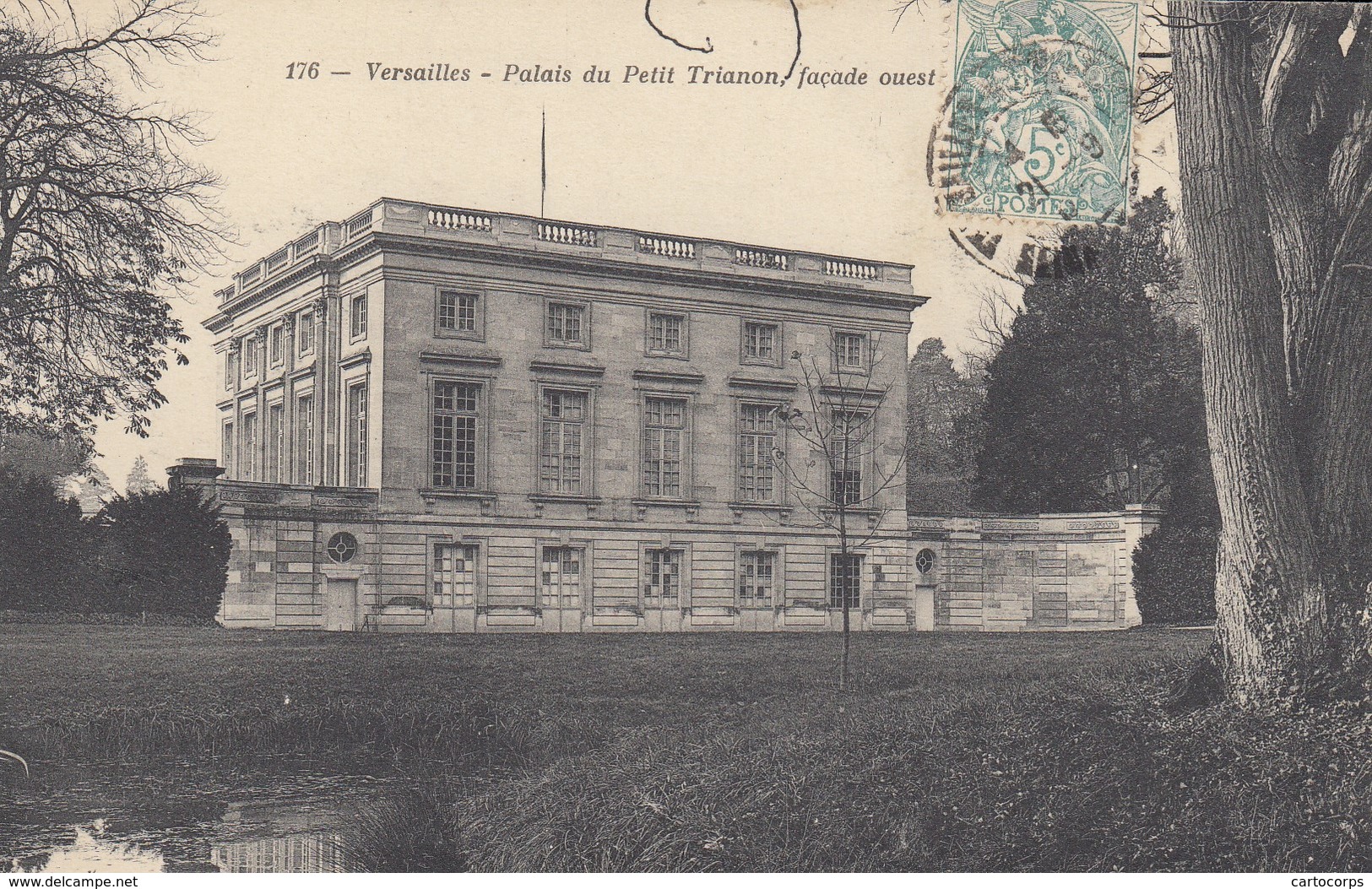 78 - Yvelines - Versailles - Palais Du Petit Trianon - ( Façade Ouest ) - Plan N°1 - Versailles (Kasteel)