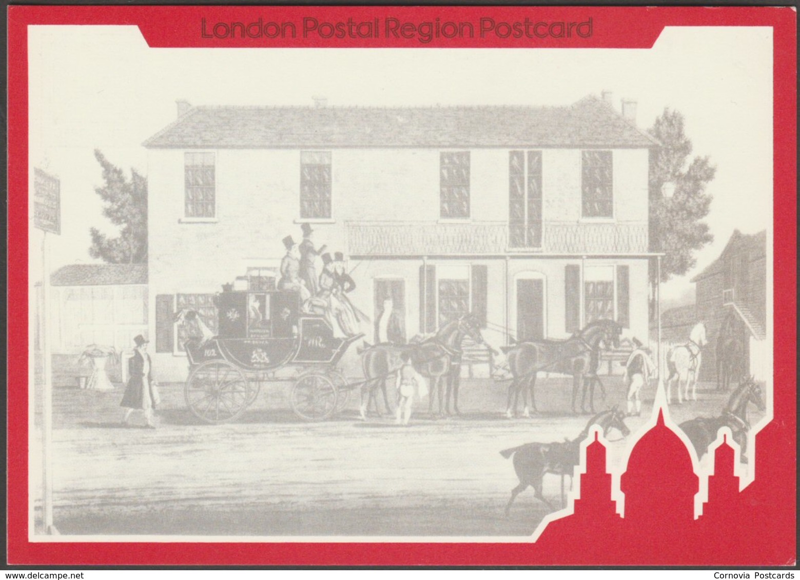 Four Mail Coaching Inns, London, 1984 - London Postal Region Postcards - Other & Unclassified