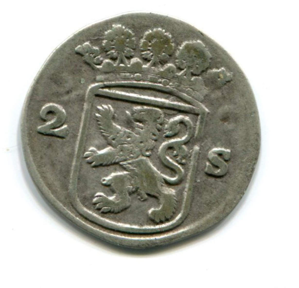 1736 Holland Dubbele Wapenstuiver Coin - …-1795 : Former Period