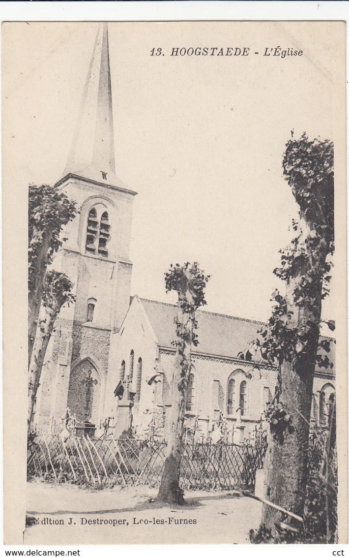 Hoogstaede  Hoogstade  Alveringem  L'Eglise - Alveringem