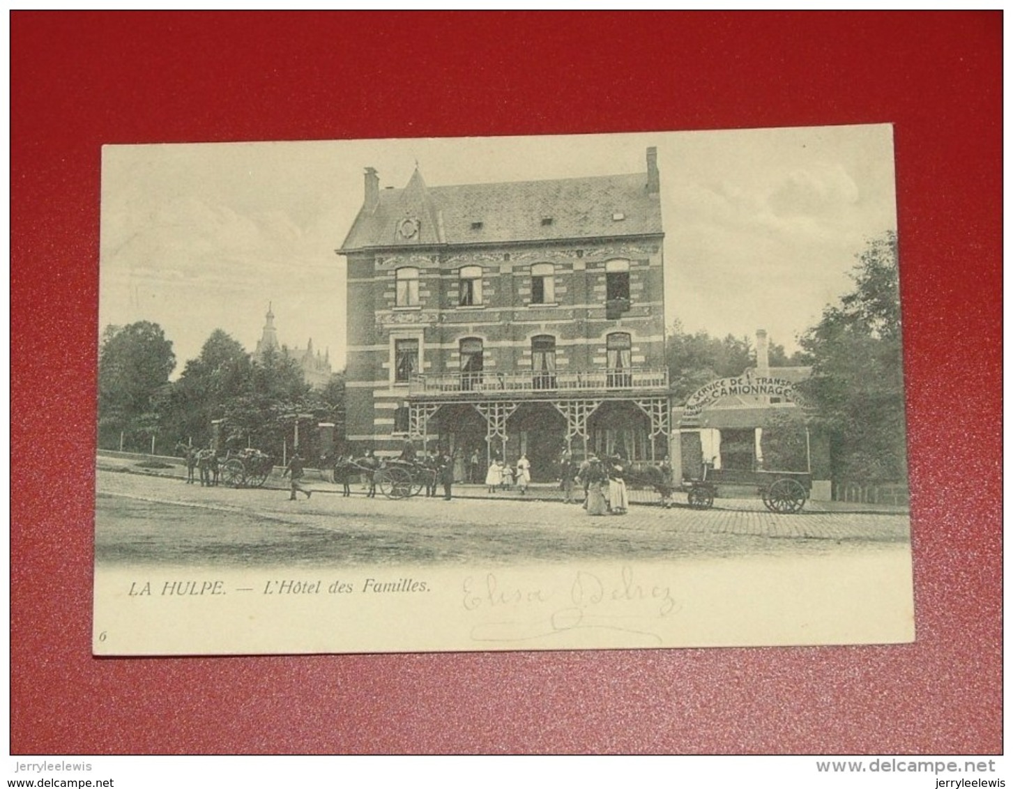 LA HULPE  -   L'Hôtel Des Familles    -  1905   - - La Hulpe